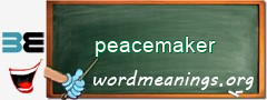 WordMeaning blackboard for peacemaker